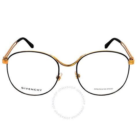 Givenchy Demo Oval Ladies Eyeglasses GV 0107 0LKS 55/18